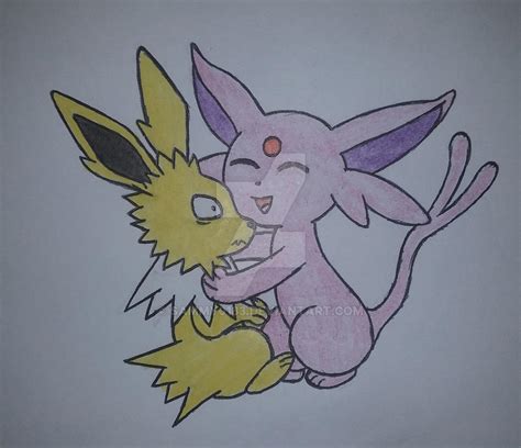 Espeon x Jolteon by Sammy0183 on DeviantArt