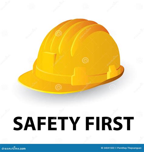 Yellow Safety Hard Hat Stock Photos - Image: 34041503