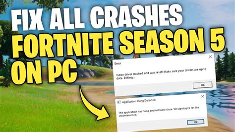 How to Fix Fortnite Crash on PC (Application Hanged/Crash Detected) - YouTube