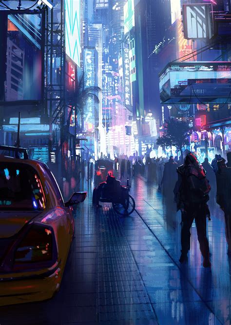 Cyberpunk Aesthetic, Cyberpunk City, Arte Cyberpunk, Futuristic City, Neon Aesthetic, Cyberpunk ...