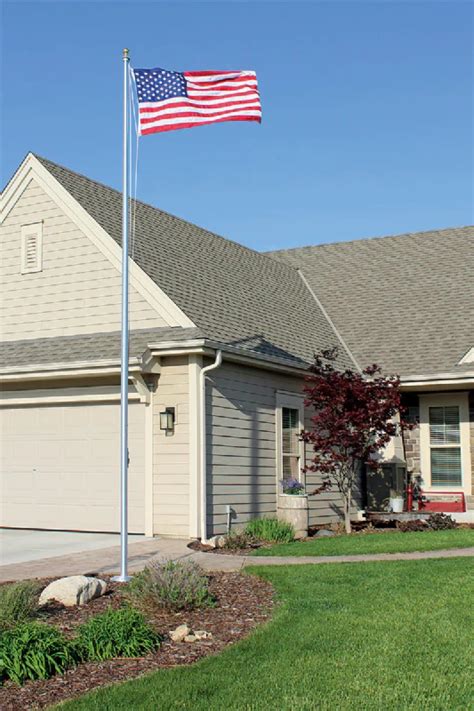 Buy 20' Flagpole - Sectional Aluminum Kit | Flag Store USA