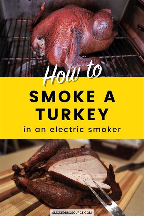 How to Smoke a Turkey in an Electric Smoker - Smoked BBQ Source