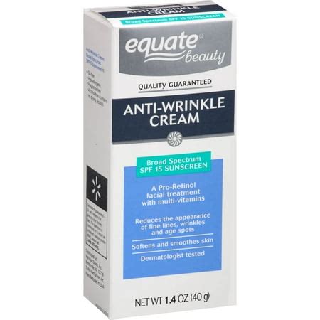 Equate Beauty Anti-Wrinkle Cream, SPF 15, 1.4 oz - Walmart.com