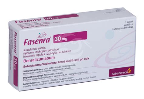 Fasenra 30mg/ml SOL FOR INJ IN PRE FILLED PEN 1 ML N1