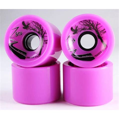 Zaza Longboard Cruiser Wheels 70mm 78a - Purple – Longboards USA