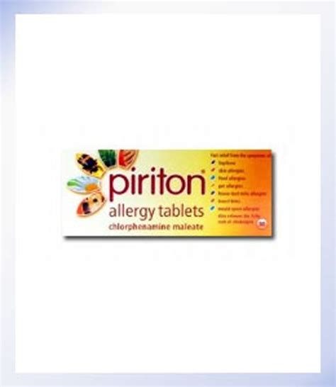 Piriton Allergy 30 Tablets 4mg - Vantage Pharmacy