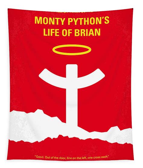 No182 My Monty Python Life of brian minimal movie poster Tapestry for Sale by Chungkong Art