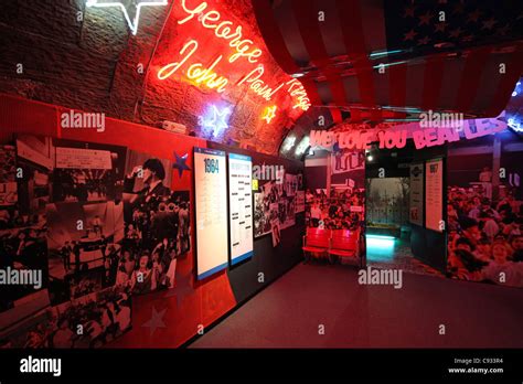 Inside the Beatles Museum in Liverpool, England Stock Photo - Alamy