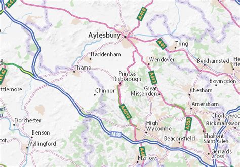 MICHELIN Princes Risborough map - ViaMichelin