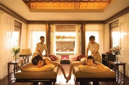 Couple massage at The Spa Retreat, Hilton Sanya Resort & Spa | Massage parlors, Body massage ...