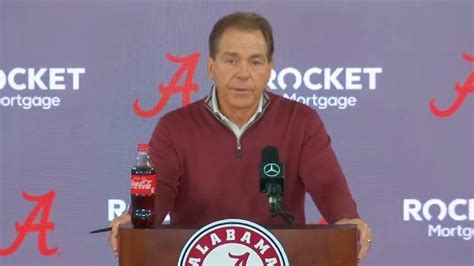 Nick Saban previews Alabama-LSU - Win Big Sports