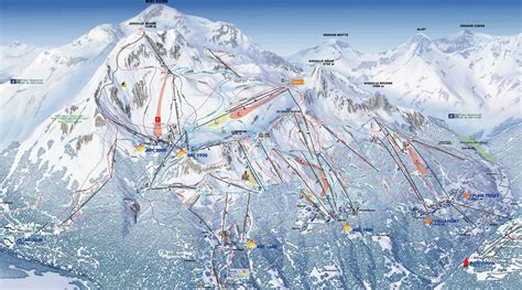 Les Arcs plan des pistes - Alpski.com