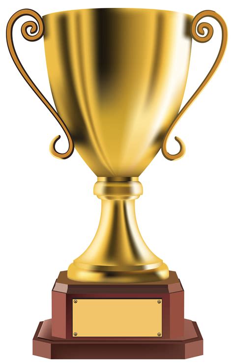 Transparent Gold Cup Trophy PNG Picture | Gallery Yopriceville - High ...