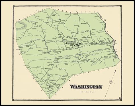 Historic Maps and Drawings, #61 Washington Township (John Pritiskutch ...