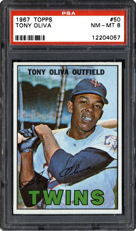 1967 Topps Tony Oliva | PSA CardFacts™