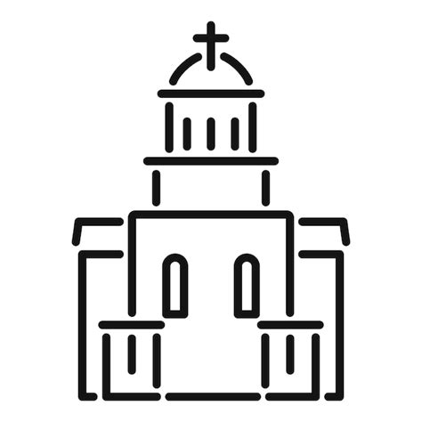 Premium Vector | Greek orthodox church building showing cultural ...