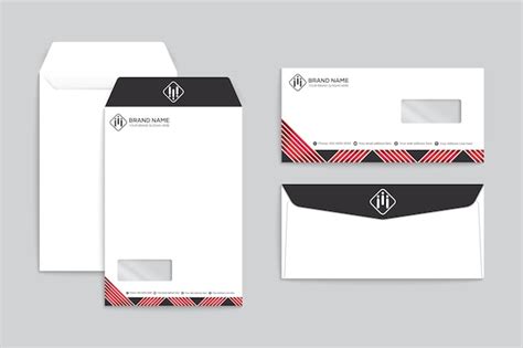 Premium Vector | Modern business professional envelope design