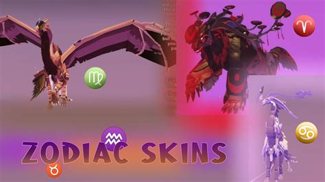 Zodiac Skins ! | Creatures of Sonaria | ROBLOX - YouTube