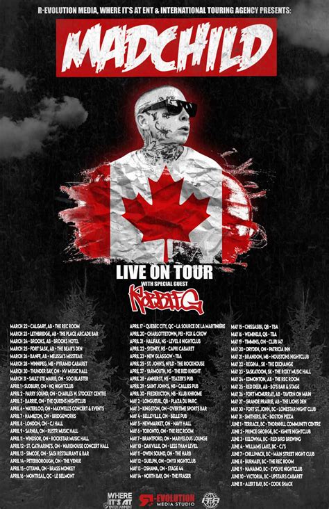 Madchild to kick-off 64-date Canadian tour on March 22 in Calgary