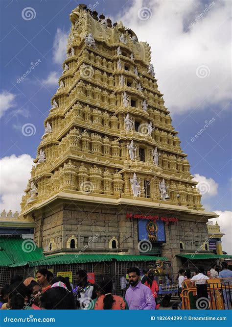 The Chamundi Hills editorial stock image. Image of beautiful - 182694299