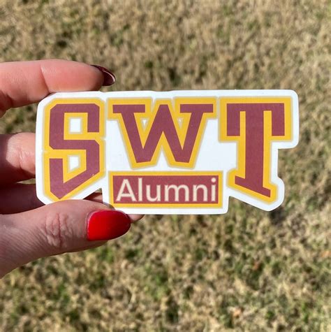 Southwest Texas State Universityalumni Letter Logo SWT - Etsy