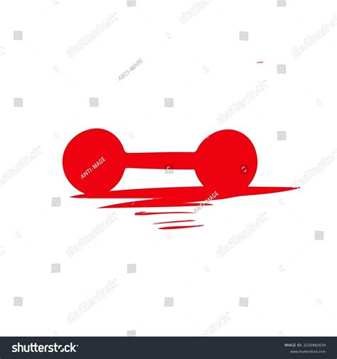 Silhouette Gym Equipment On White Background Stock Vector (Royalty Free ...