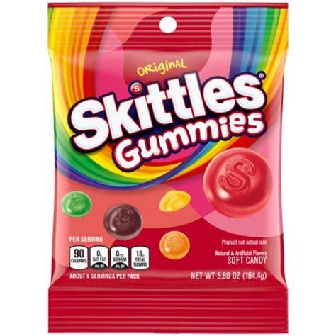 Skittles Original Gummy Candy Bag, 5.8 oz - Kroger