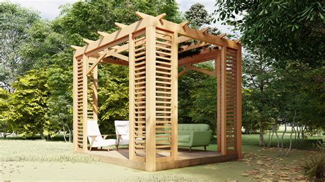 PERGOLA PLANS 12 X 16 Ft / Step-by-step Instructions Digital - Etsy