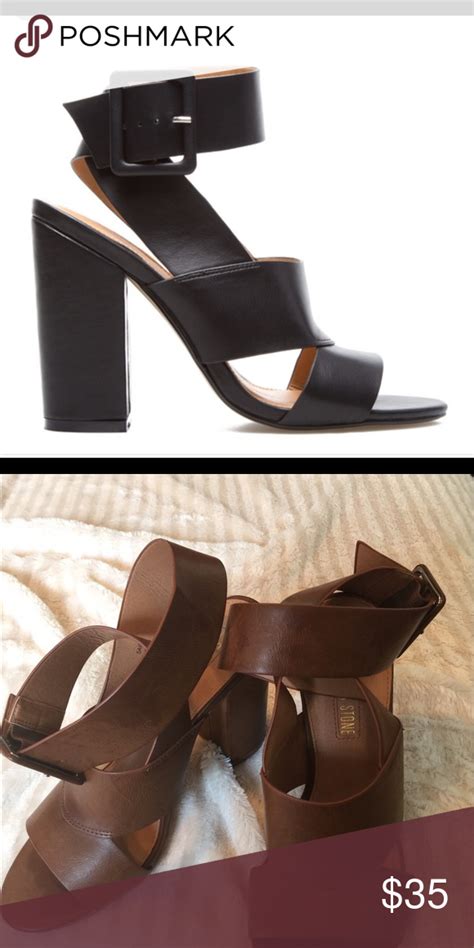 🌺Thick Ankle Strap Block Heel Sandals💗🌺 | Ankle strap block heel, Ankle strap sandals, Block ...