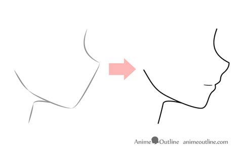 How to Draw Anime & Manga Mouths Side View - AnimeOutline