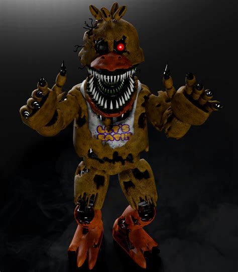 Nightmare Chica FNAF4 by RealMoonlight on DeviantArt