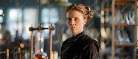 Premium Photo | Marie Curie Radiation Chemist Pioneer of Radiology Tracking shot view