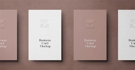 Vertical Business Card Mockup :: Behance