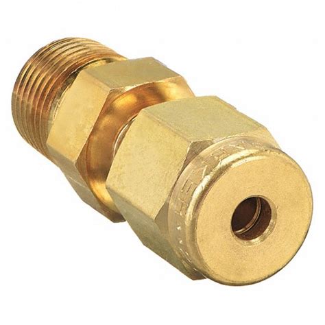 Brass, For 1/8 in Tube OD, Thermocouple Connector - 20YX95|2MTC2N-B ...