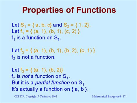 Properties of Functions