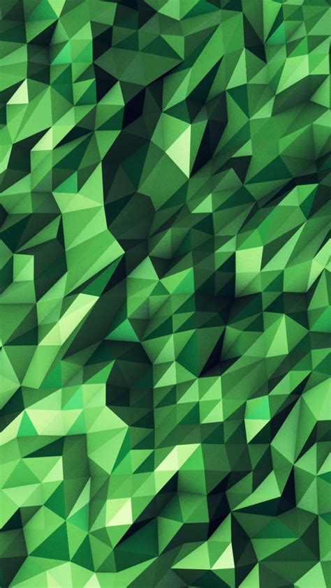 Green Geometric Wallpaper - WallpaperSafari