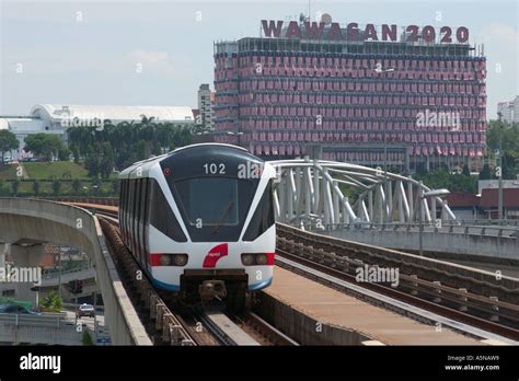 lrt train in kuala lumpur, malaysia Stock Photo - Alamy