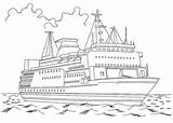 Clipper Ship Coloring Page Pages sketch template