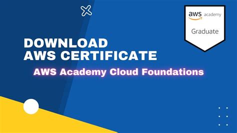 Aws Cloud Foundation Certification