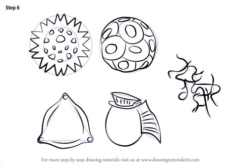 How to Draw Phytoplankton (Plants) Step by Step | DrawingTutorials101.com