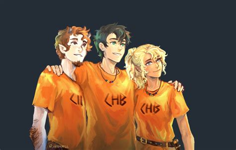 Grover, Percy and Annabeth | Livros de percy jackson, Livros de rick ...