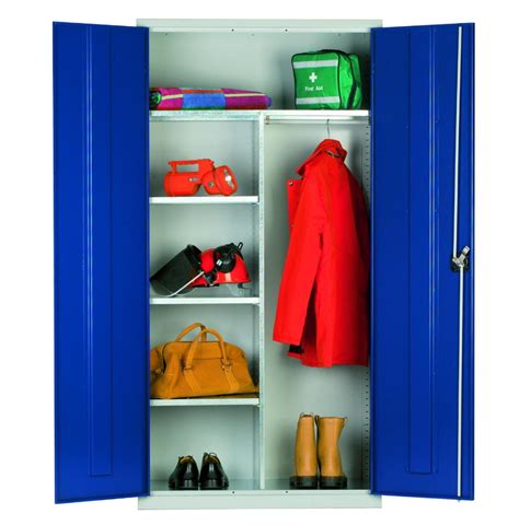 Blue Mild Steel PPE Storage Cabinet - FRP & MS, Mechanical Equipment's, 4 Shelves at Rs 5000 in ...