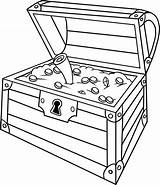 Treasure Chest Coloring Pages  Free Printable Coloring For Kids sketch template