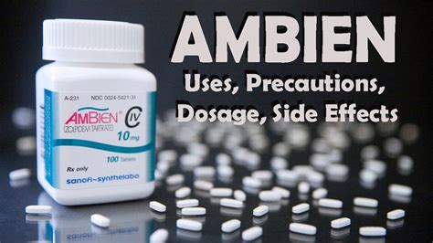 AMBIEN (Zolpidem) Uses, Precautions, Dosage, Side Effects - YouTube