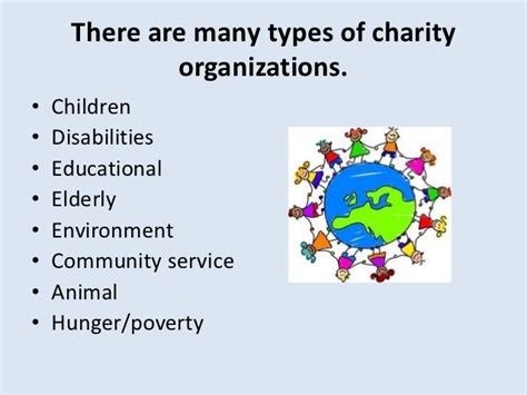 Charity organizations