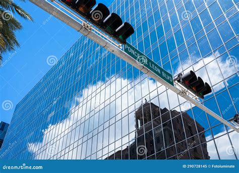 Coral Gables Cityscape stock image. Image of building - 290728145