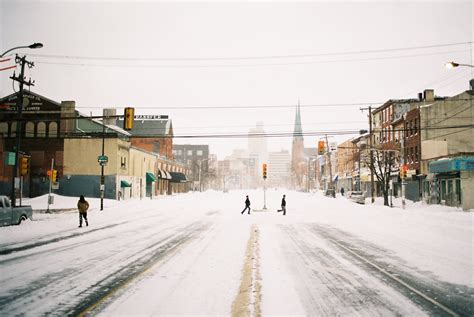 Winter day in Philly caught on a film camera : r/pics