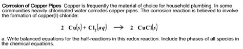 Copper Corrosion Equation