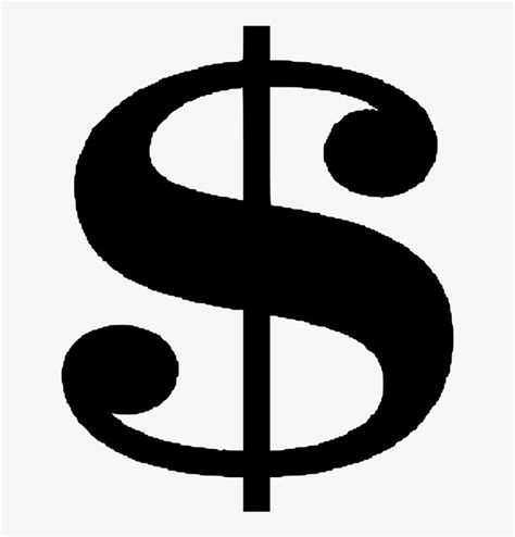 Black Money Sign Clipart Vector Library Library - Money Sign Clip Art ...