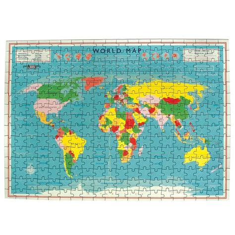 World Map Puzzle By Little Ella James | notonthehighstreet.com